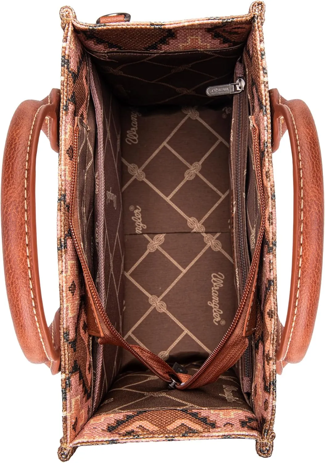Wrangler Aztec Tote Bag for Women Boho Shoulder Purses and Handbags