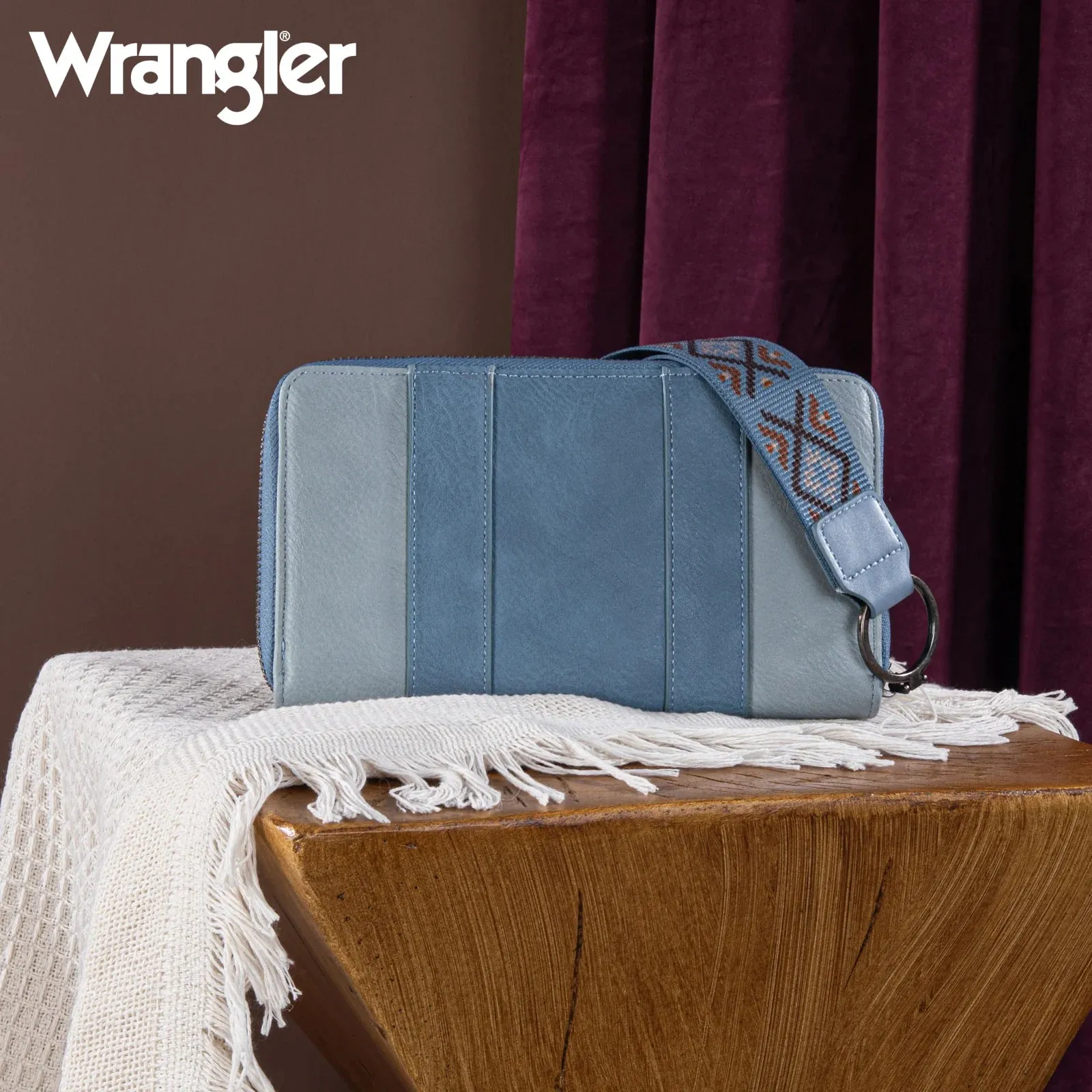 Wrangler Jean Southwestern Embroidered Wallet - WG2214-W006JN