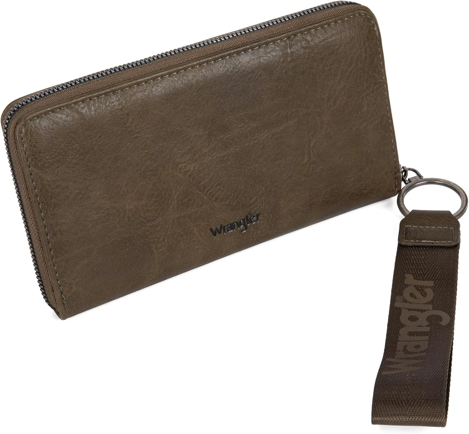 Wrangler Womens Wallet Wristlet Long Purse Designer Clutch Large Capacity Credit Card Holder for Women Men
