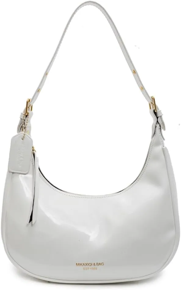 YFGBCX Cute Hobo Tote Handbag Crescent Shoulder Bags for Women Under the Arm Purses Mini Clutch Purse with Zipper Closure