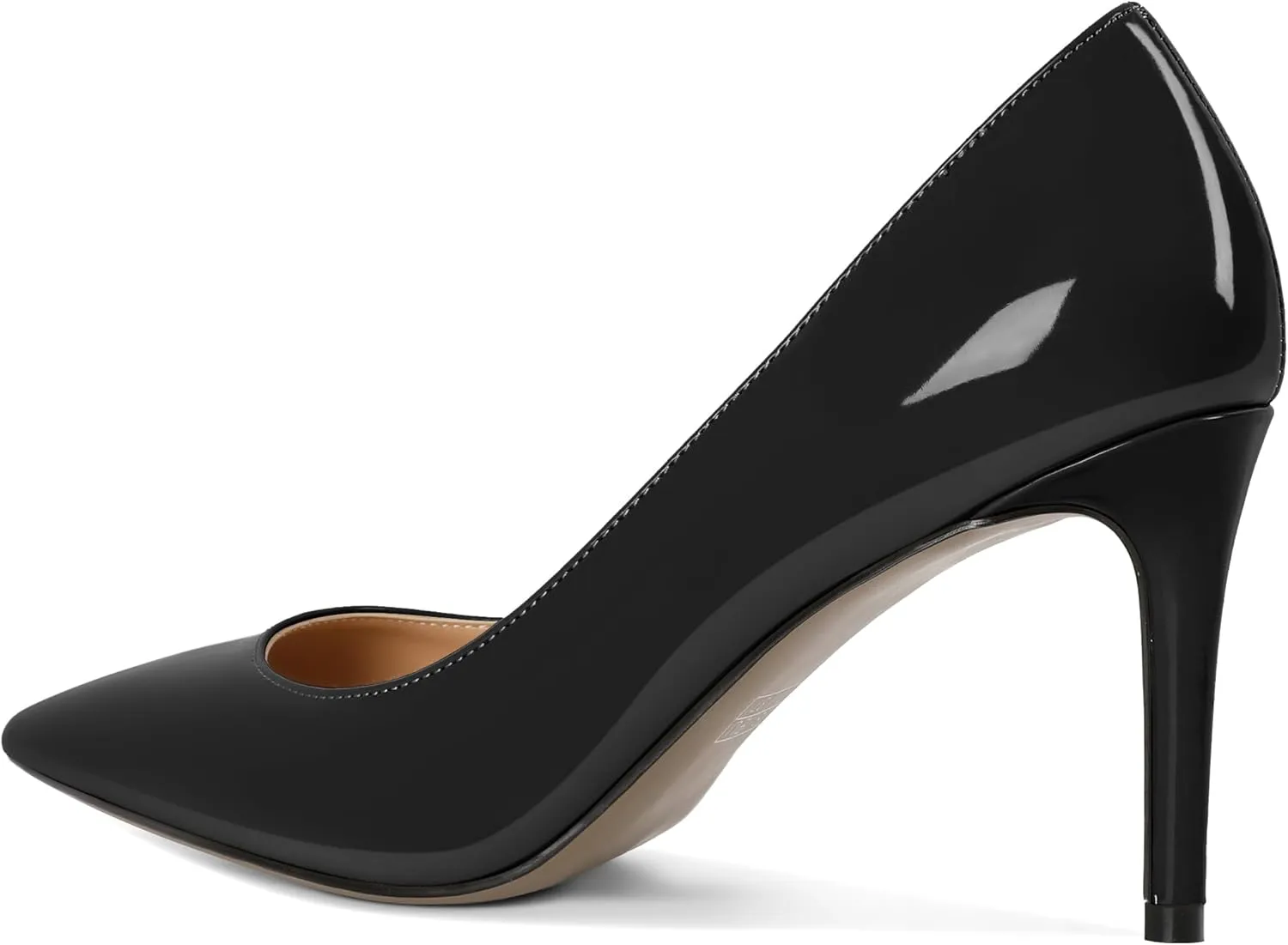 YODEKS Women's High Heel Pumps Pointed Toe Classic 85mm Stiletto Heels Patent Party Dress Shoes