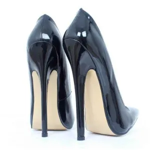 Your Shiny Clothes Patent Leather 18 cm High Heel Stilettos