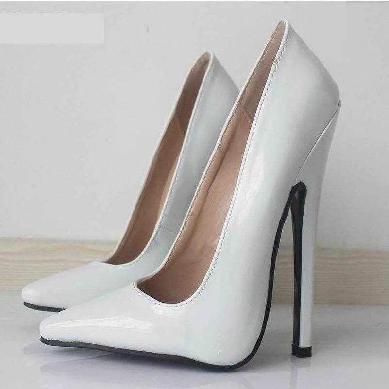 Your Shiny Clothes Patent Leather 18 cm High Heel Stilettos
