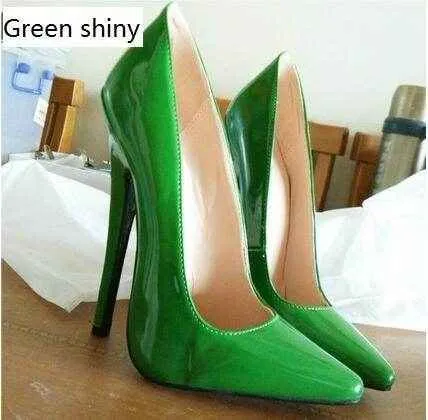 Your Shiny Clothes Patent Leather 18 cm High Heel Stilettos