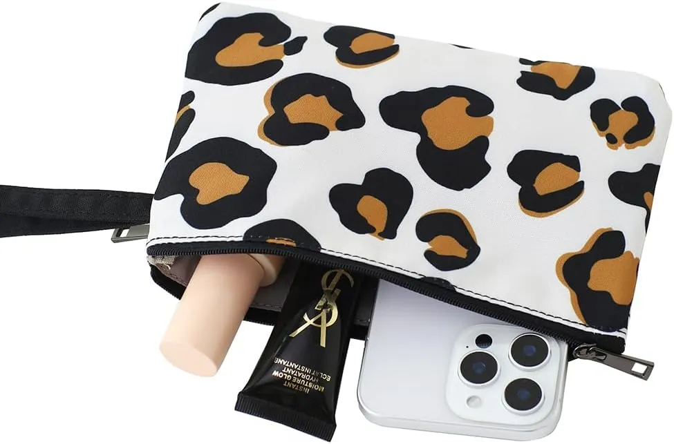 Zip Clutch Purse with Detachable Strap